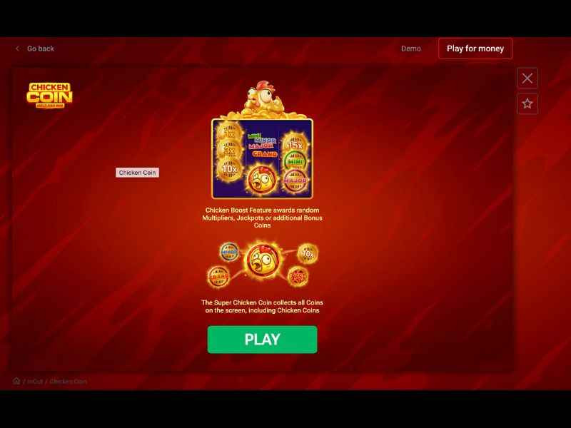 CHICKEN COIN Slotunun Temel Özellikleri