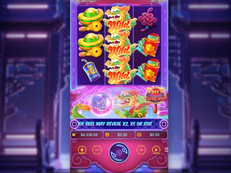 Hra Fortune Dragon od PG Soft v kasinu Pin Up