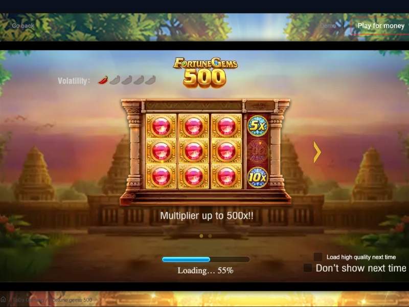 Fortune Gems 500 od TaDa Gaming v kasinu Pin Up