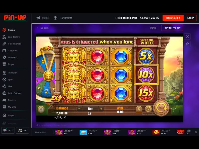 Specyfikacja gry Fortune Gems 2