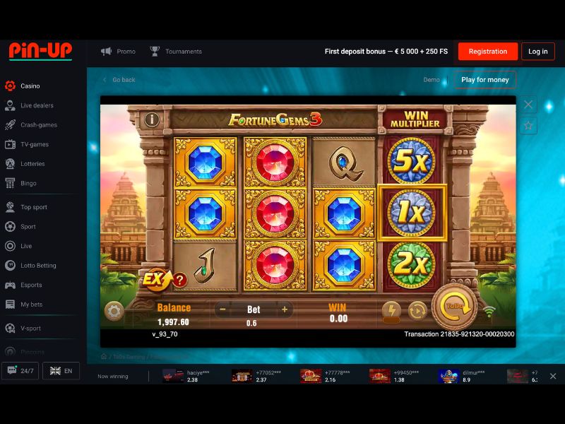 Pin-Up Casino: Recenze platformy