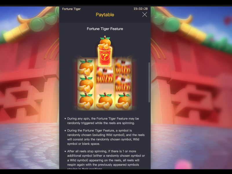 Symbols and Payouts in Fortune Tiger